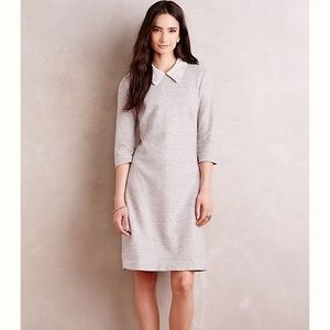 Solid Grey 1/3 sleeve dress.